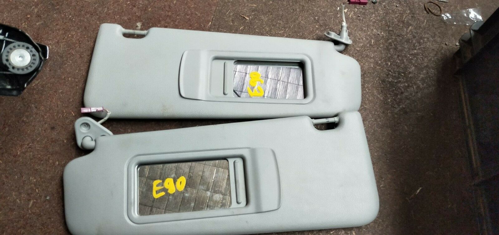 BMW E90 3SERIES 2011 320D SUN VISOR FOR LEFT + RIGHT HAND SIDE VINYL