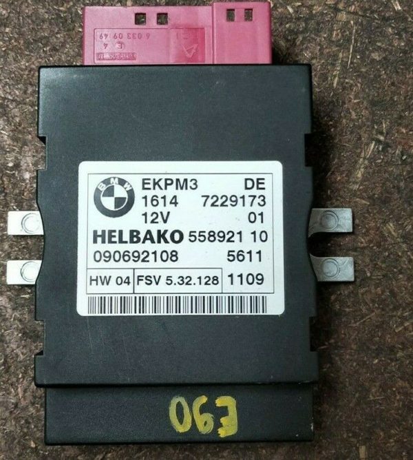 BMW E90 FUEL PUMP CONTROL MODULE/KIT ECU EKPM3 DE 1614 7229173 HELBAKO