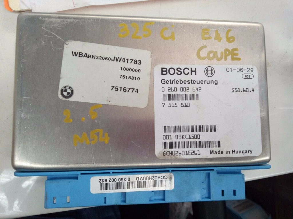 BMW E46 325Ci COUPE TRANSMISSION CONTROL MODULE M54 2.5 LITRE 7515810 ...