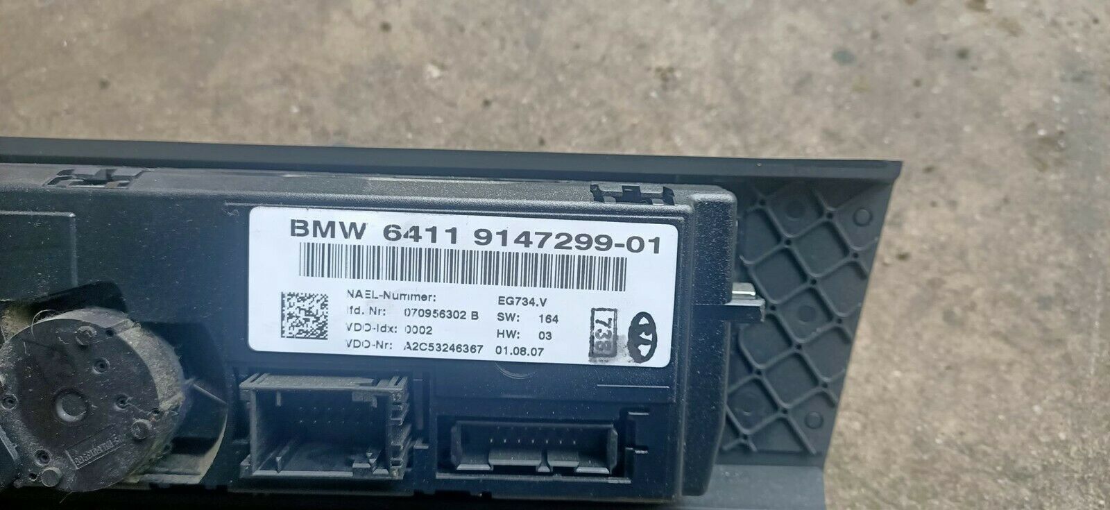 BMW E90 3SERIES HEATER AC CLIMATE CONTROL A/C CONTROLS FITS 0812