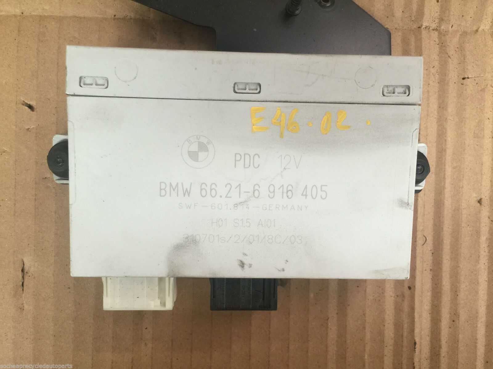 Bmw E46 Pdc Park Distance Sensor Control Module  Unit 66216916405 