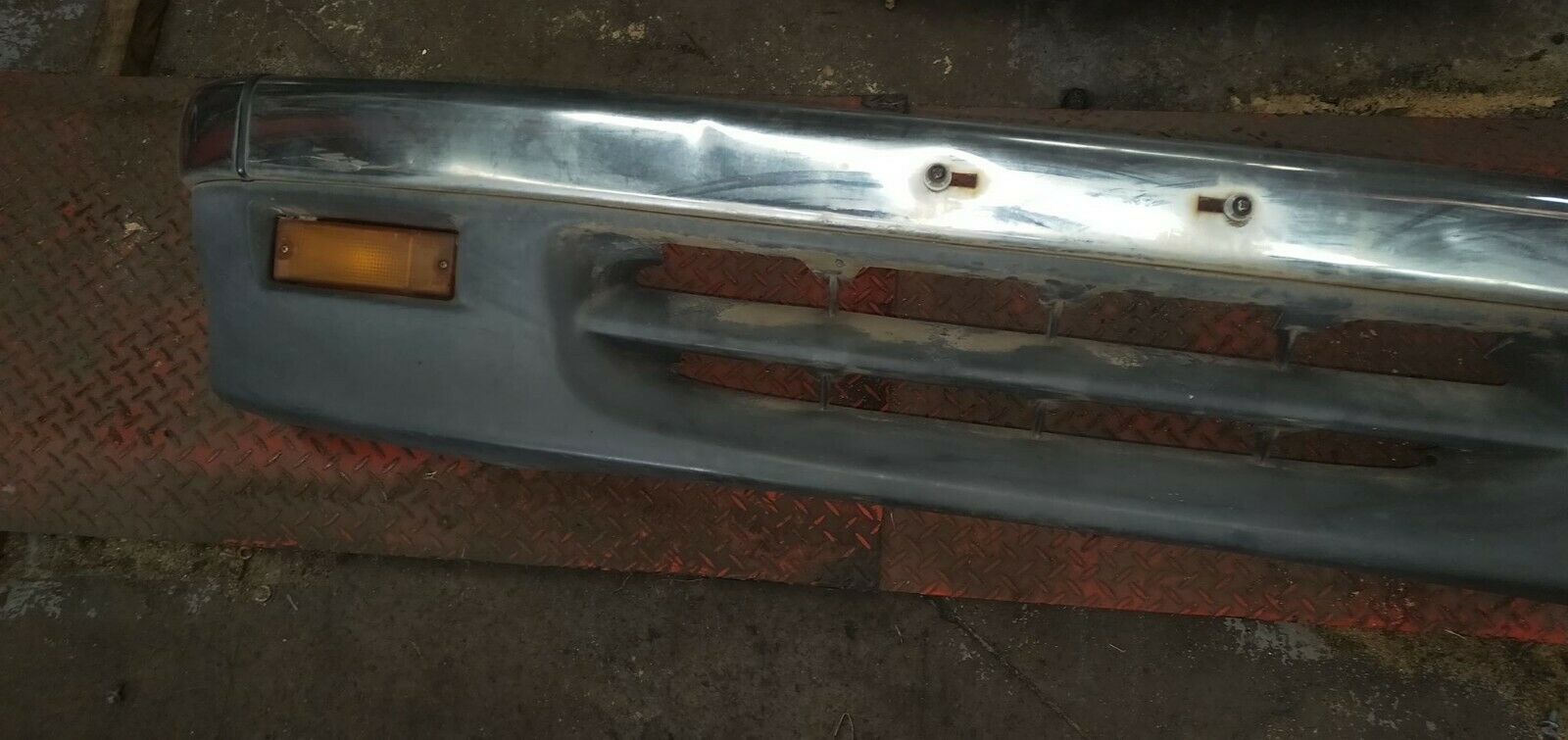 HOLDEN RODEO 1998 MODEL FRONT BUMPER BAR FITS 07/98-02/03 CHROME AND ...