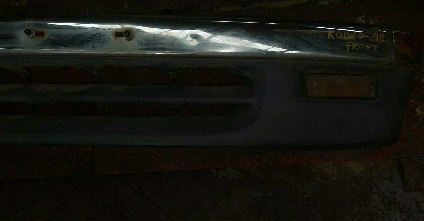 HOLDEN RODEO 1998 MODEL FRONT BUMPER BAR FITS 07/98-02/03 CHROME AND ...