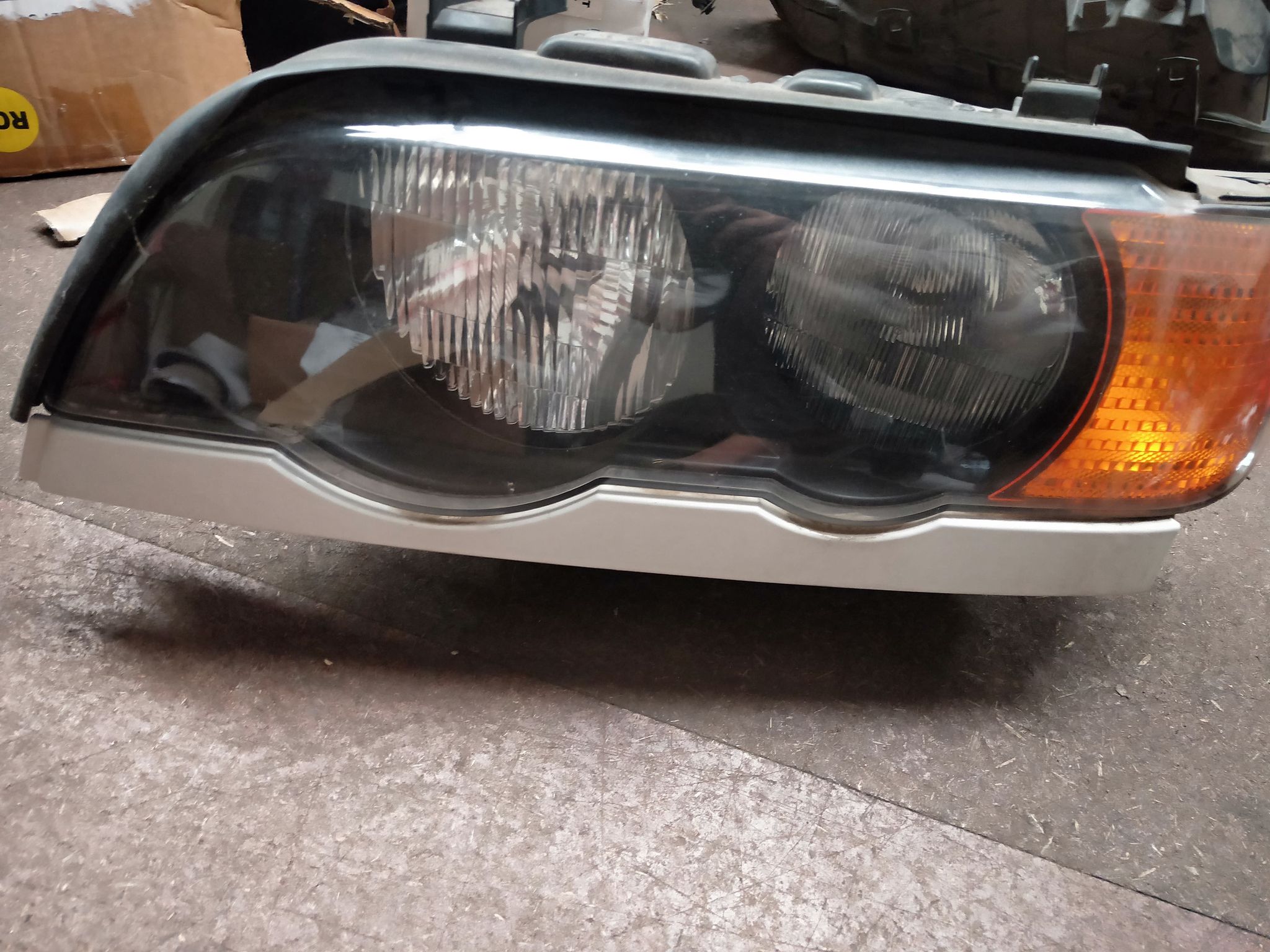 BMW E53 X5 HEADLIGHT LEFT LH SIDE FULL AMBER INDICATOR TYPE 11/00-9/03 ...