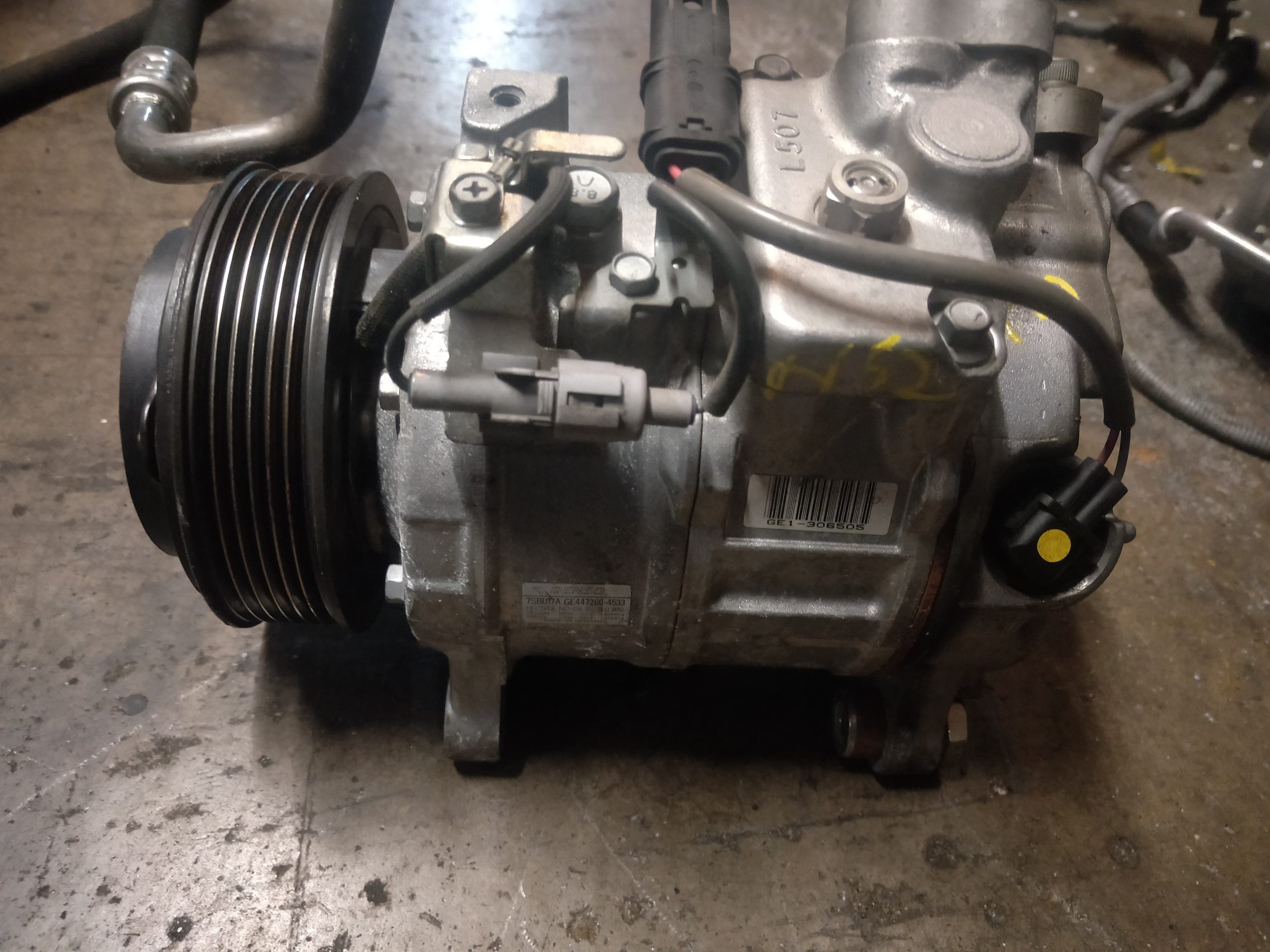 BMW F10 5-SERIES 525i MODEL A/C COMPRESSOR N57 3.0 DIESEL 7SBU17A ...