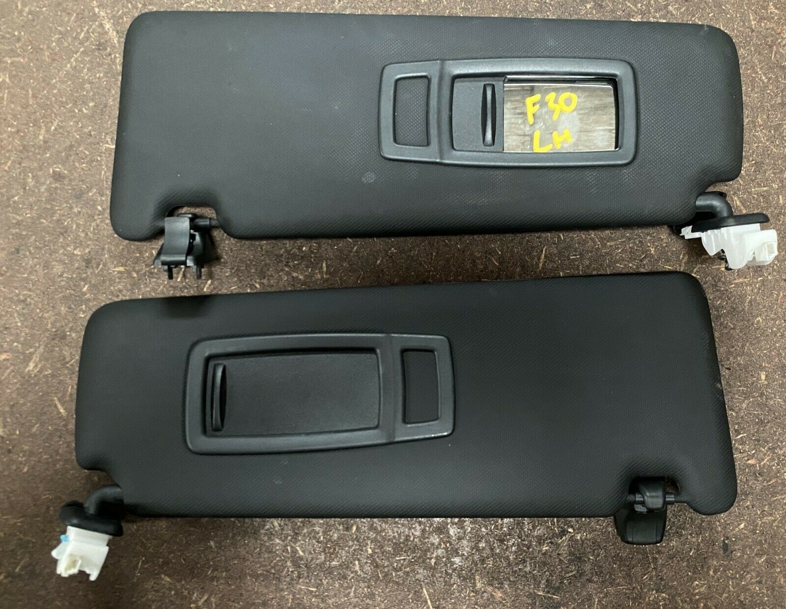 BMW F30 3-SERIES 2014 SUN VISOR SUNVISOR LEFT & RIGHT SIDE BLACK ...